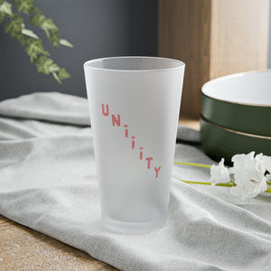 Frosted Pint Glass, 16oz