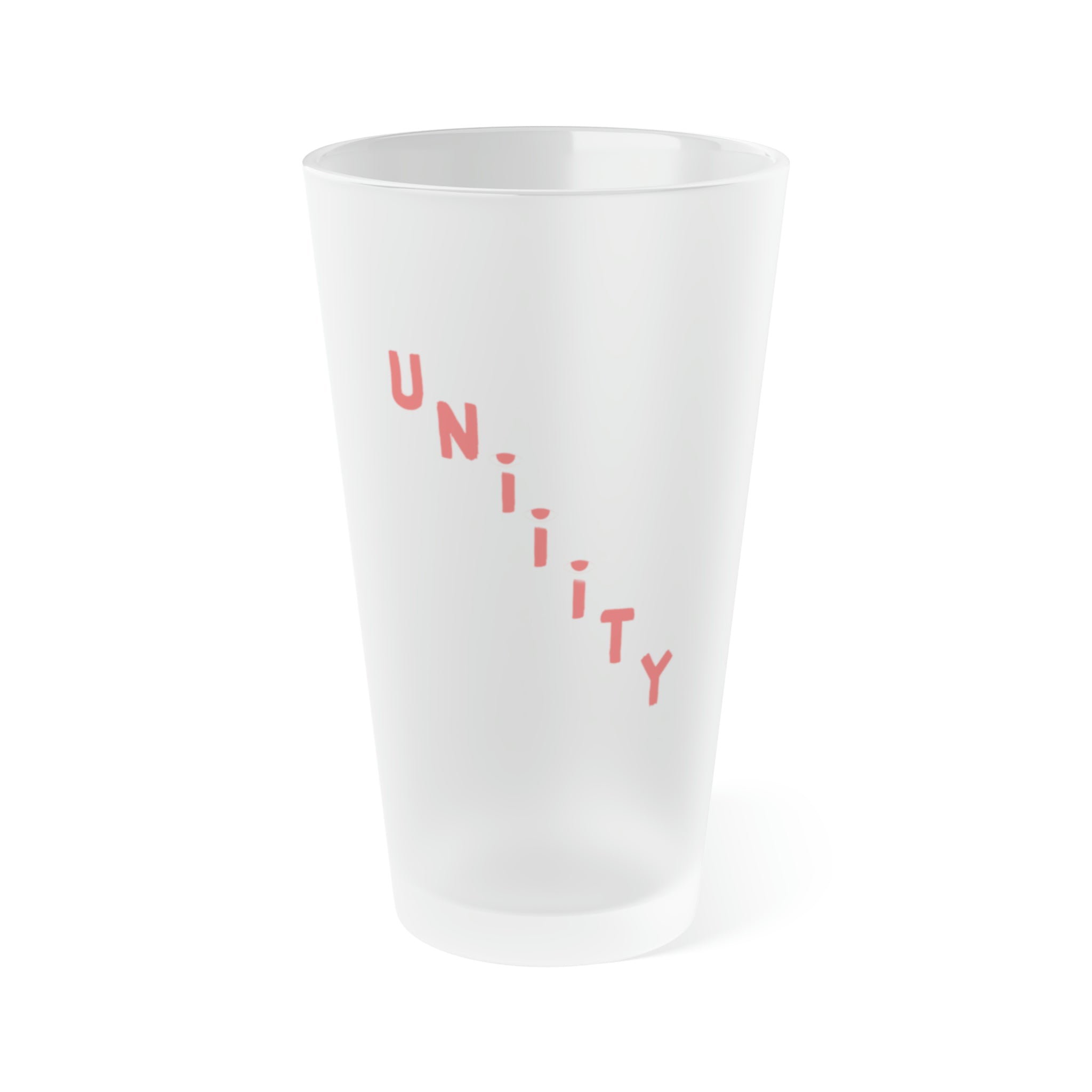 Frosted Pint Glass, 16oz