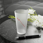 Load image into Gallery viewer, Frosted Pint Glass, 16oz
